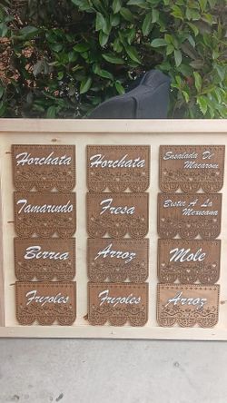 Wood menu