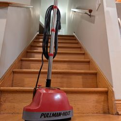 Pullman-Holt Gloss Boss: buffer, waxer, polisher, scrubber, cleaner. For hardwood, carpet, tile.