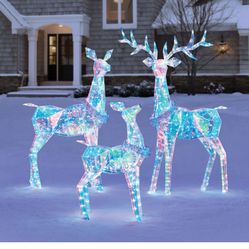 Sam’s Club Iridescent Deer family And 2 Trees Members Mark