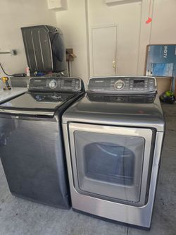 Samsung Topload  Washer And Dryer Set