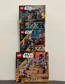 3 New Never Opened Lego Starwars Sets $50 Need Gone ASAP