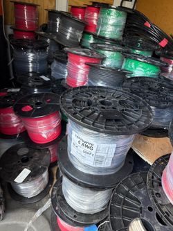 #1 #2 #3 #4 #6 #8 #10 #12 #14 Wire 500ft THHN Single Stranded Copper Cable (#8 500ft $230  price Of Each )