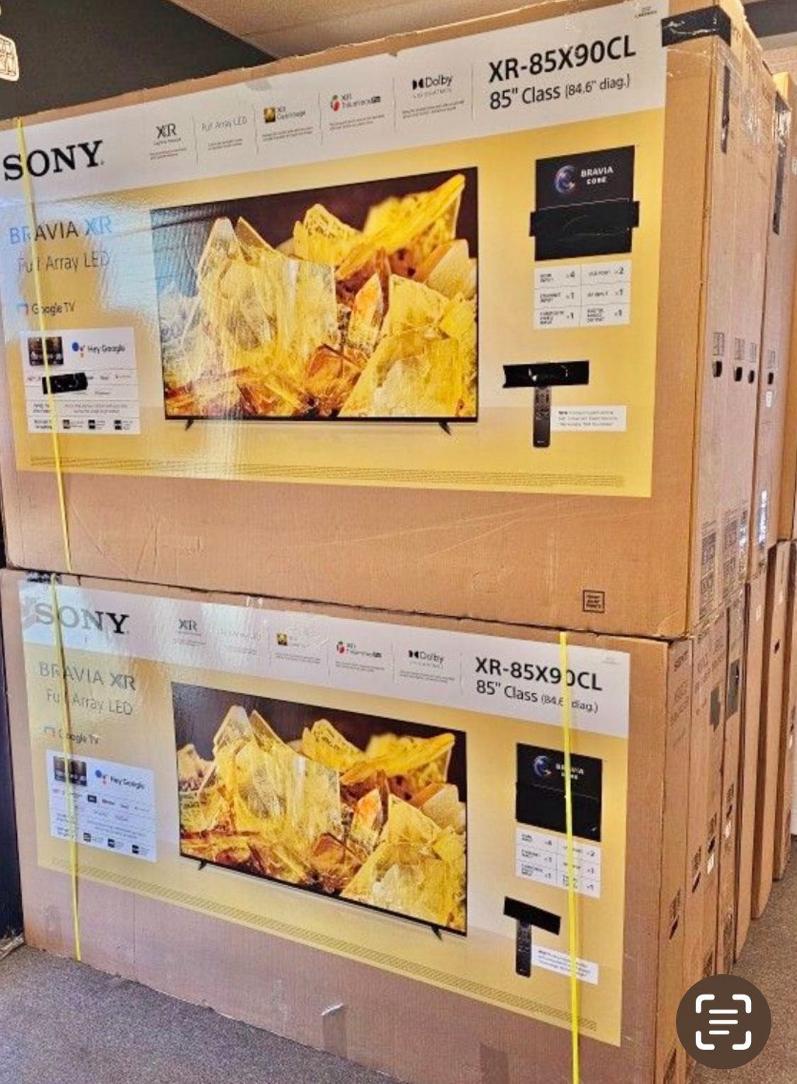 85 Tv Sony X 90 Cl Smart 4K Hgtv $55 Down Financing Free Delivery