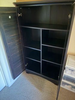Black Wooden Cabinet
