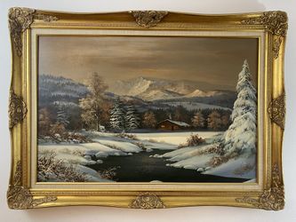 Oil painting on canvas by (Mike) 