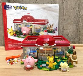 MEGA Forest Pokemon Center HNT93 Building Blocks Mattel (like Lego)