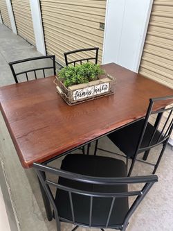 Table and 4 chairs