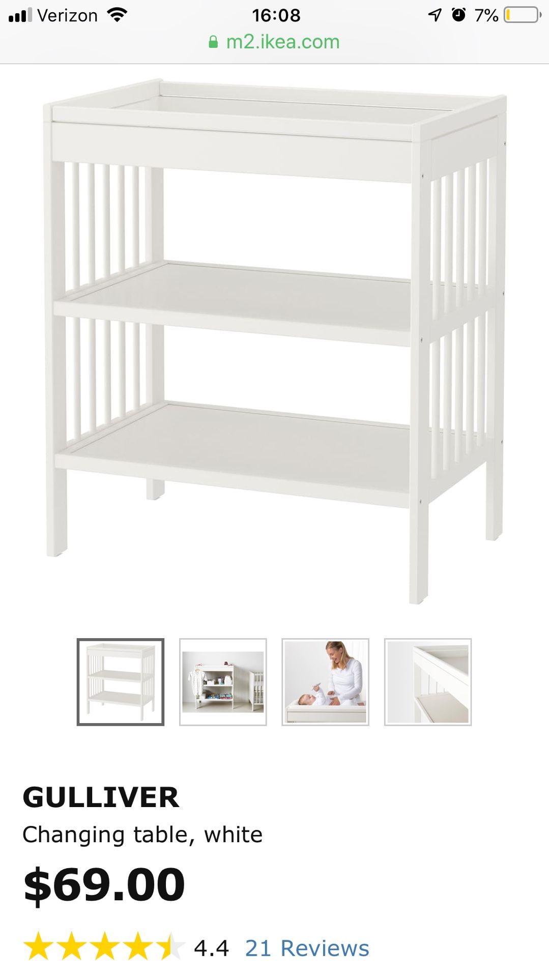 IKEA Changing Table