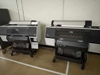 2 Epson Stylus Pro 7900 Printers Ink and paper
