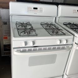 Hot Point 30”Wide Range Stove In White