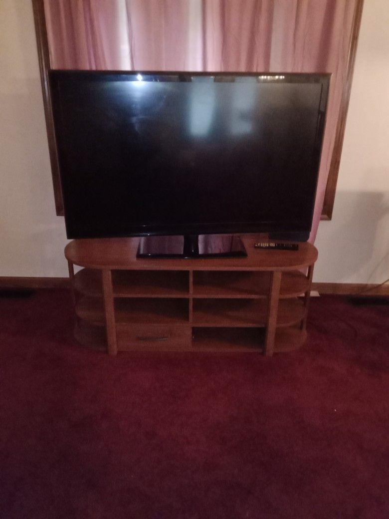 52" LG TV With Stand