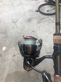 fishing rod and and reel