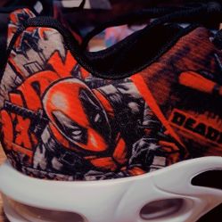 Mens Deadpool Shoes Size 13
