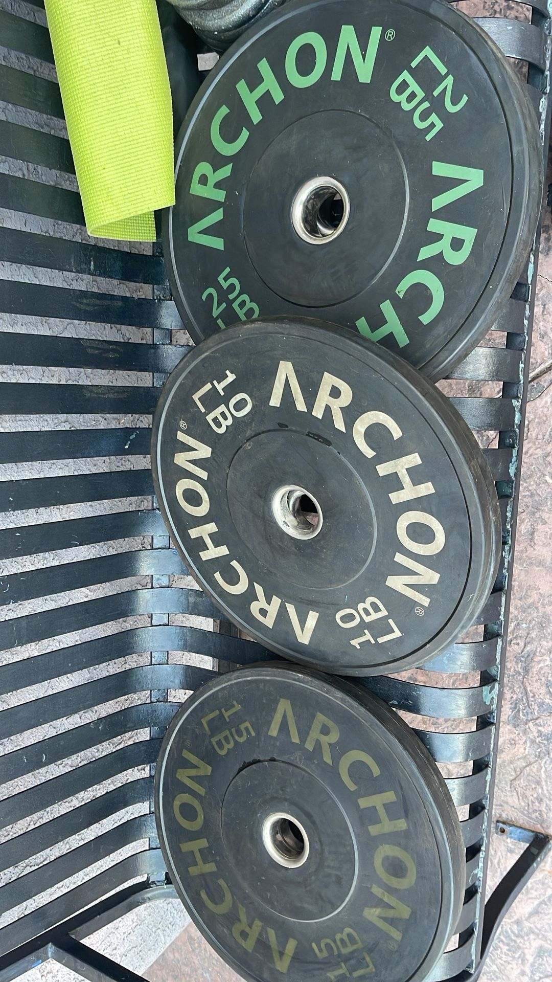 Olympic bumper plates