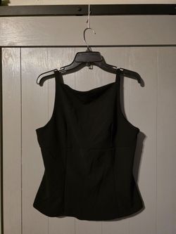 Black tie cami top