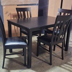 Dining Set 5pcs Color Espresso
