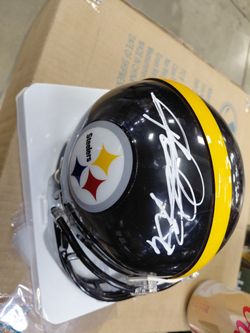 Pittsburgh Steelers Rod Woodson Autographed Mini Helmet Beckett Authenticated