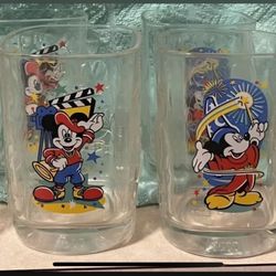 Mickey Mouse Glasses Set Of 4