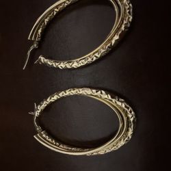 Ross-Simons Italian 14kt Yellow Gold Triple Hoop Earrings
