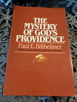 "Mystery of God's Providence" by Paul Billheimer is a vintage paperback book published by Tyndale House Publishers in 1983. It delves into the topic o
