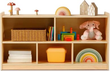 OOOK Montessori Shelf 5-Section Wood