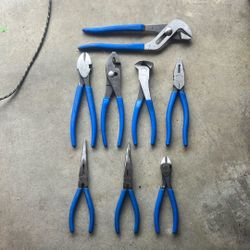 BLUE POINT ( Snap On ) 8 Piece Plier Set