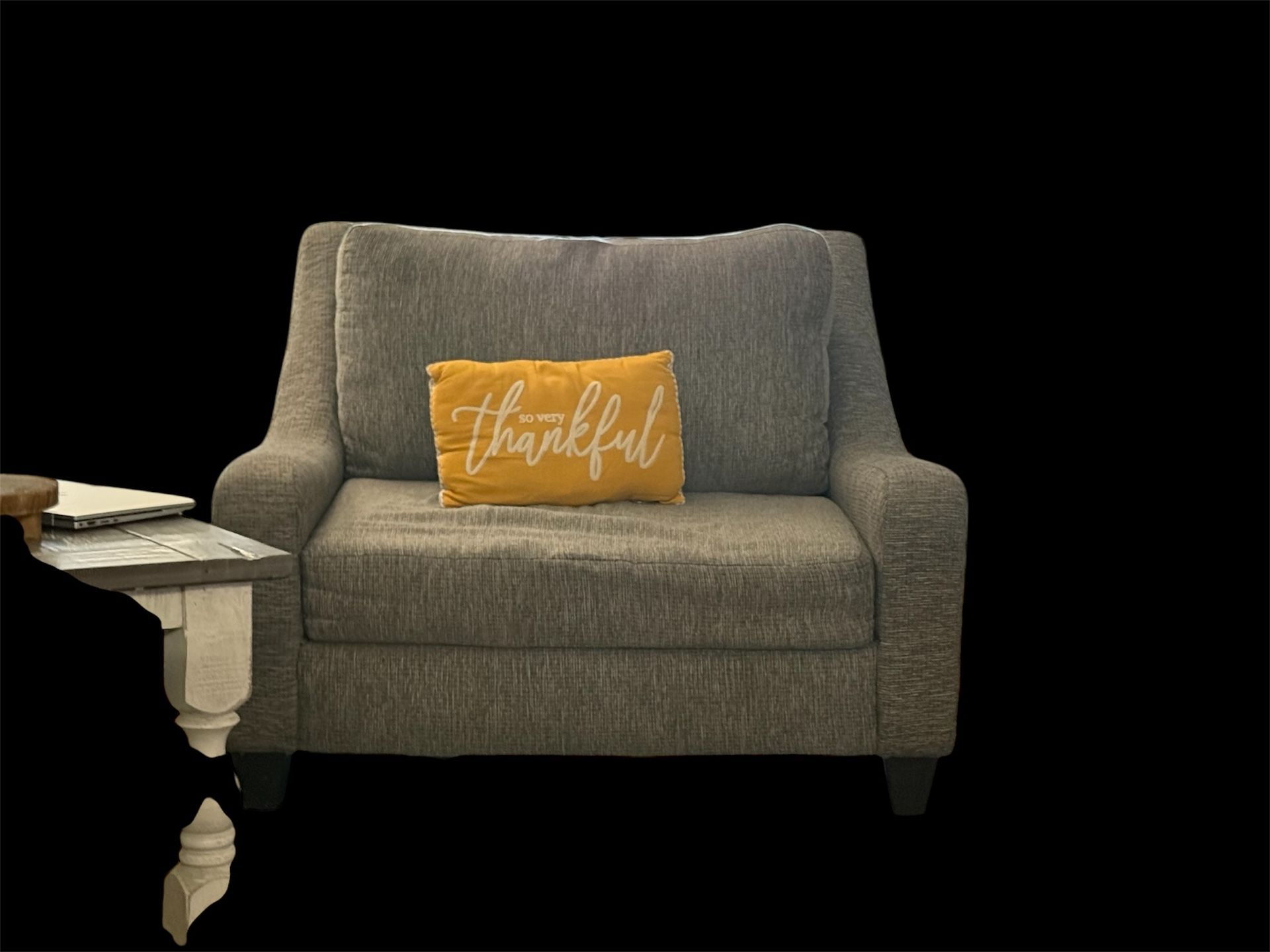Gray Oversized Chair