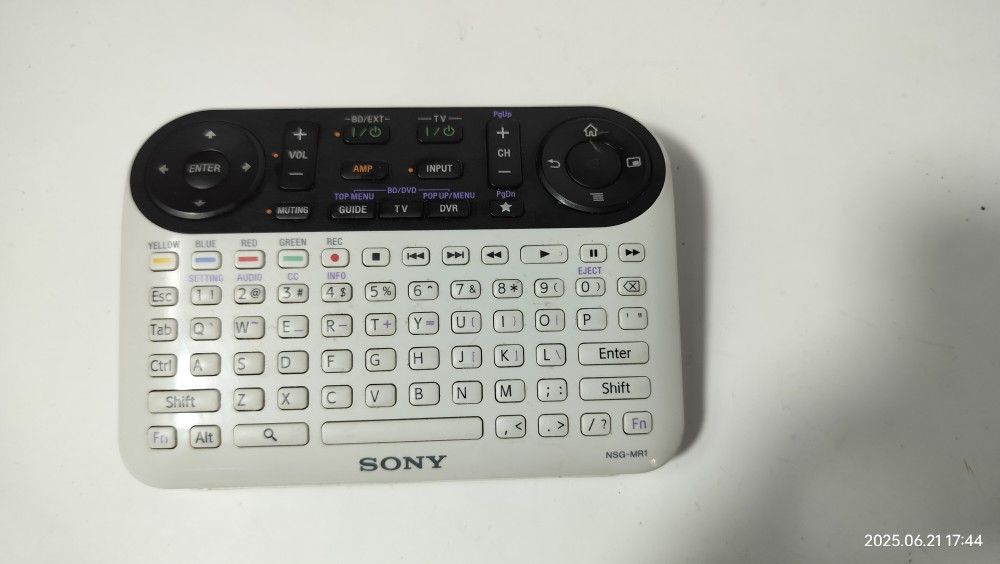 Genuine Sony NSG-MR1 Remote Control Qwerty Keyboard for BluRay NSZ-GT1 Google