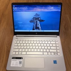 HP Laptop 14-dq core i3 11th gen 16GB Ram 256GB Windows 11 Pro 4” UHD Screen Laptop with charger in Excellent Working condition!!!!  Specification: *I