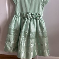 Gymboree NWT Mint Green Dress Size 7 Party Flower Girl Holiday Xmas
