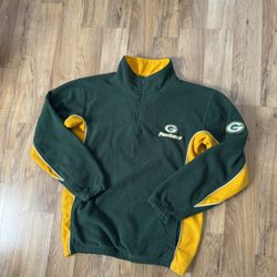Green Bay Packers Quarter Zip Size Medium
