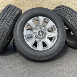 20” Ford F-250 Platinum wheels 8 lug rims F-350 All Terrain tires FX4 8x170 F250 Michelin F350