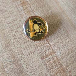 Vintage Pittsburgh Penguin Tack Pins ( Two Pins)