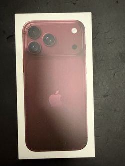iPhone 18 Pro Max 256GB Burgundy