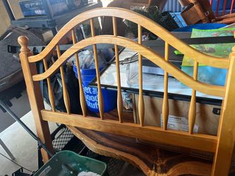 Twin Oak headboard