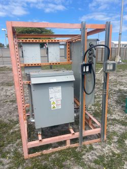 Temporary Power 25KVA transformer, includes everything