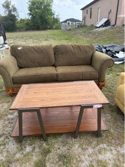 Sofa and table