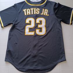 Size M Fernando Tatis Jr San Diego Padres Nike Men's Blackout Jersey