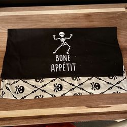 Halloween Bone Appetite Kitchen Decor Towels Bundle  
