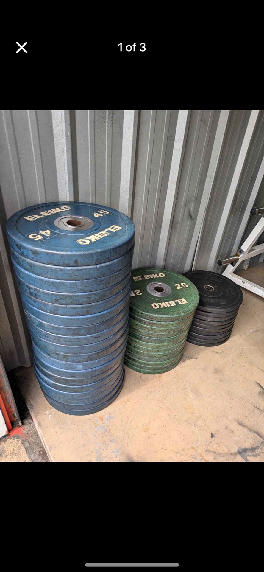 Eleiko Competition Bumper Plates