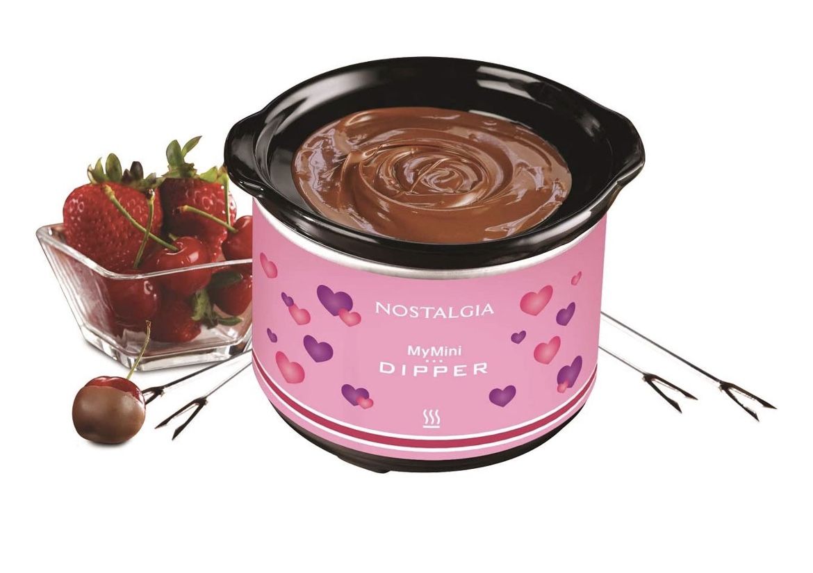 nostalgia chocolate dipping pot