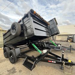Dump Trailer 8x10x4 Heavy Duty