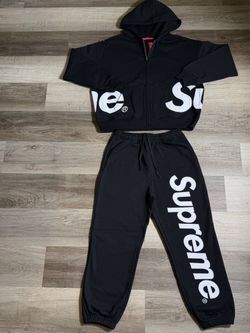 Supreme Black Zip-set tracksuit