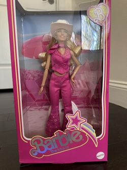 Cow Girl Barbie (Rare) and Corvette