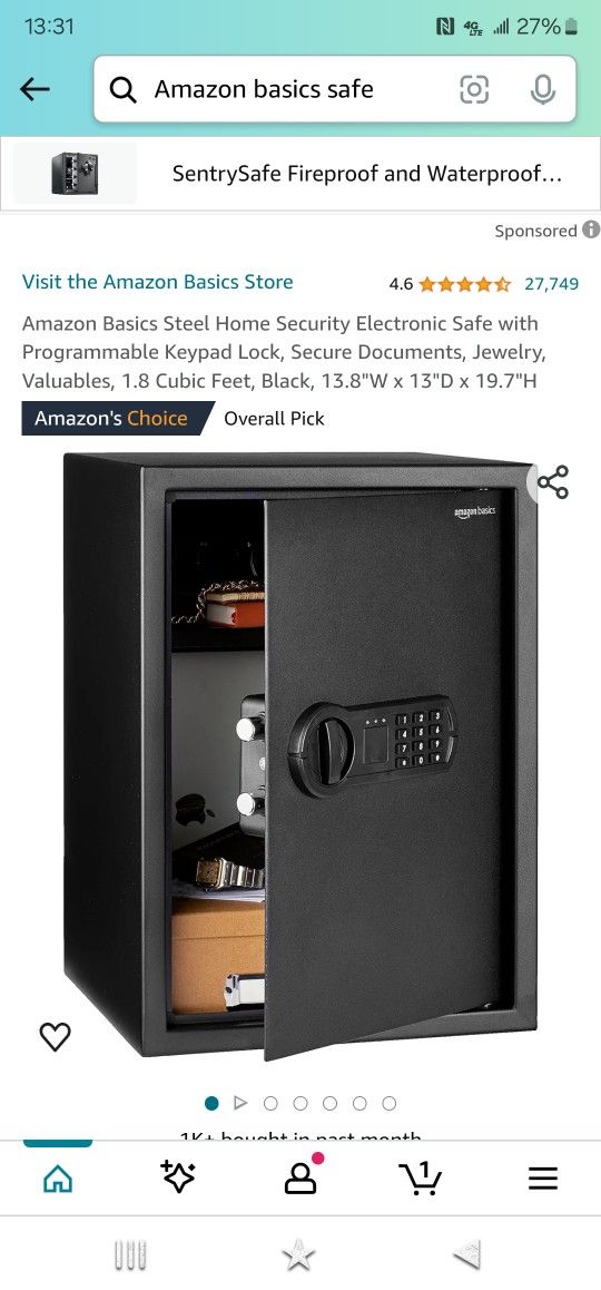 Amazon Basics Safe for Sale in Lacey, WA OfferUp