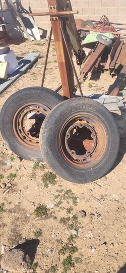 Pair 1936 Ford Artillery Wheels / Rims