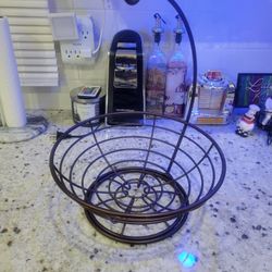 Bronze Fruit Basket / Hanger