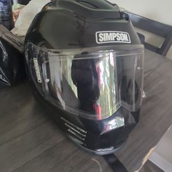 Motorcycle helmet Simpson black xxl