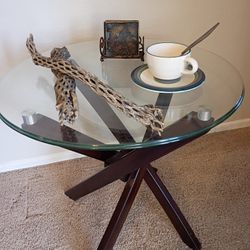 Modern Wood/Glass Table