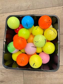 Golf balls mixed color